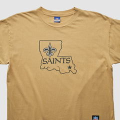 New Orleans Saints Reebok 2000s T-shirt Tan Vintage