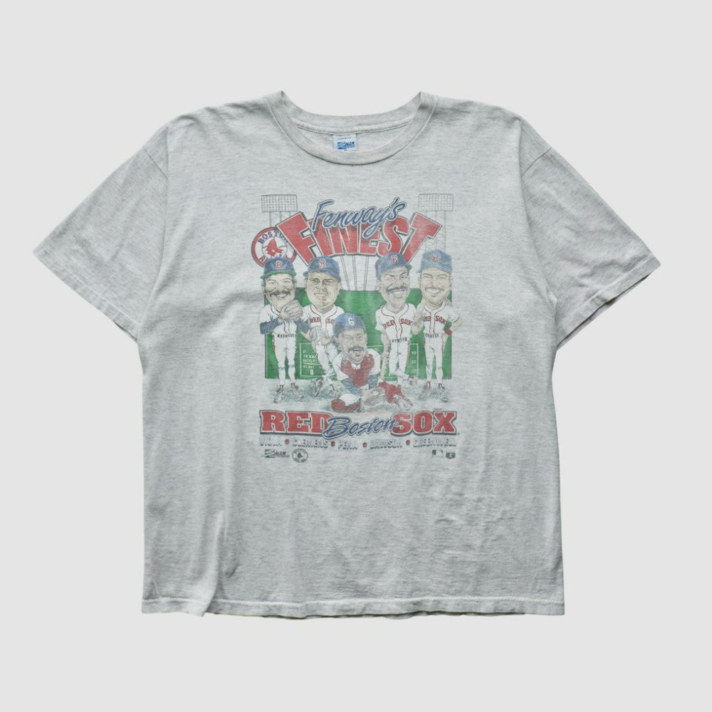 Boston Red Sox Salem Sportswear 90s T-shirt - Heather Gray - L by Fanatics Real Vintage T-shirts