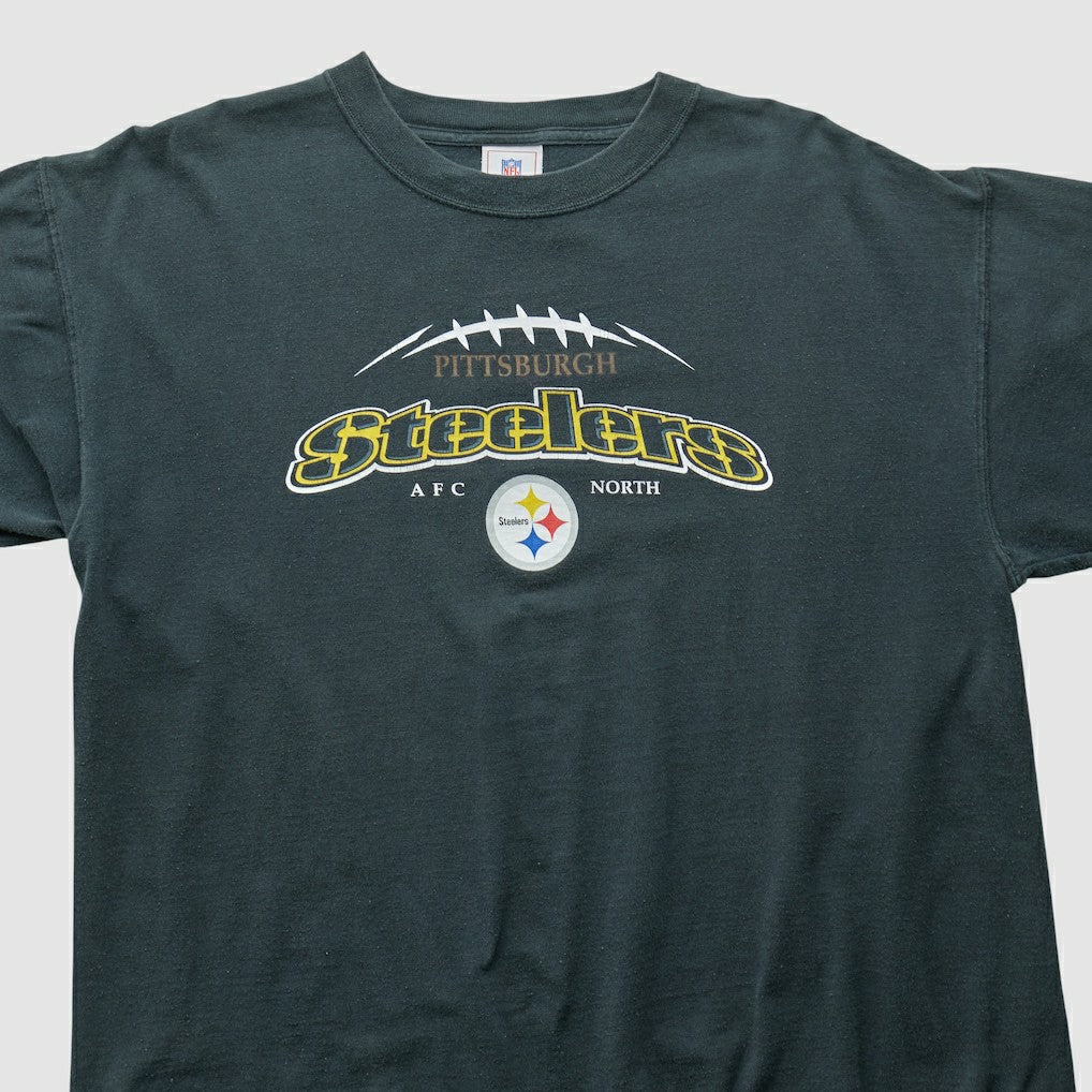 Pittsburgh Steelers NFL 2000s T-shirt Black Vintage
