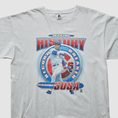 Sammy Sosa Starter 1998 T-shirt - White - 2XL by Fanatics Real Vintage T-shirts