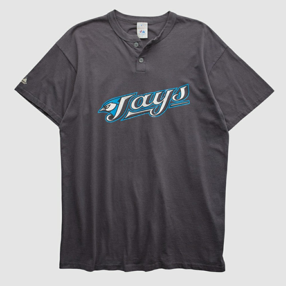 Toronto Blue Jays Majestic 2000s T-shirt - Black - L by Fanatics Real Vintage T-shirts