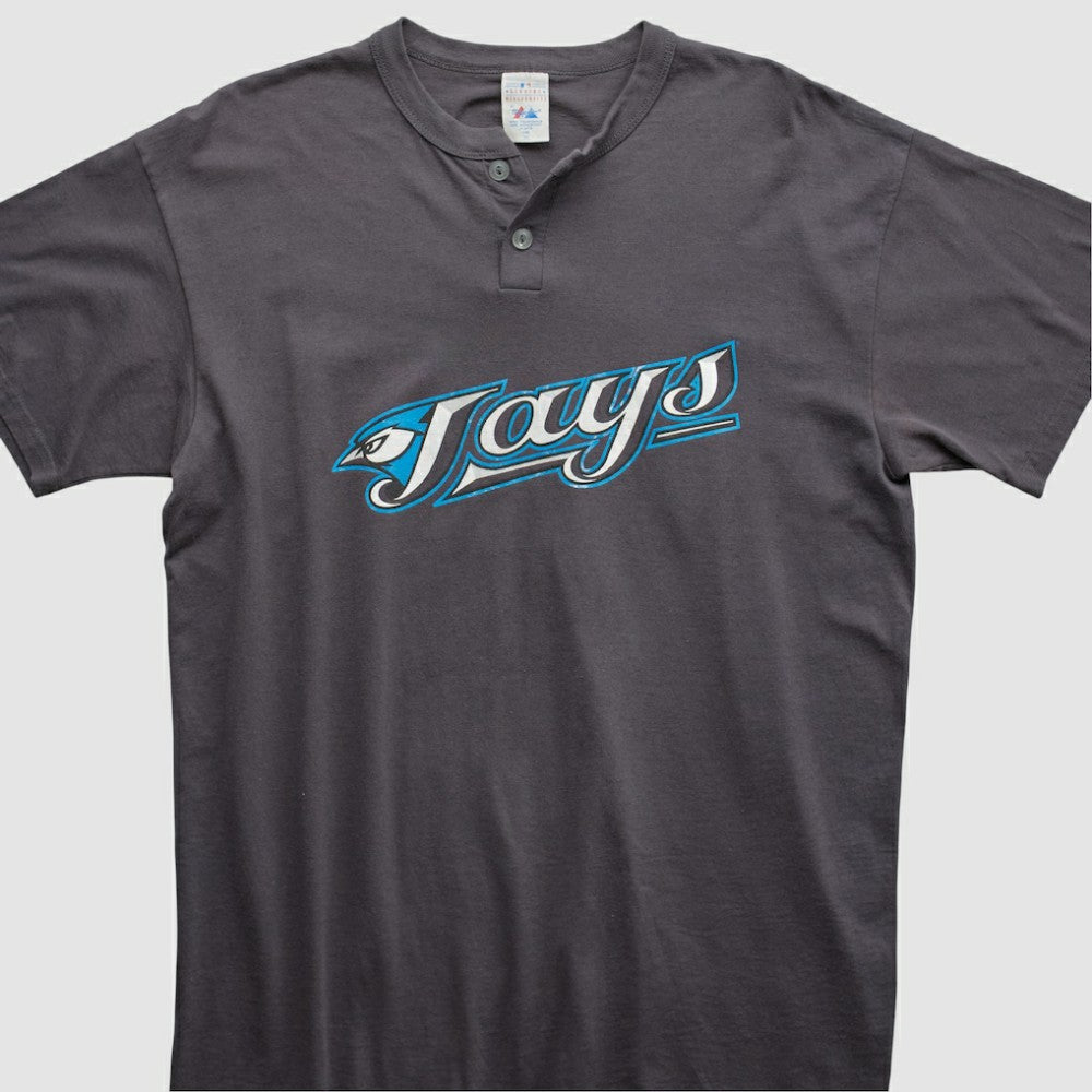 Toronto Blue Jays Majestic 2000s T-shirt - Black - L by Fanatics Real Vintage T-shirts