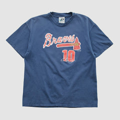 Atlanta Braves Dynasty T-shirt - Navy - XS by Fanatics Real Vintage T-shirts