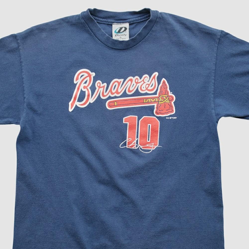 Atlanta Braves Dynasty T-shirt - Navy - XS by Fanatics Real Vintage T-shirts