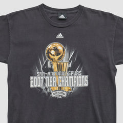 San Antonio Spurs 2007 T-shirt Black Vintage