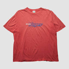 Texas Rangers Hank Aaron Originals 90s T-shirt - Red - L by Fanatics Real Vintage T-shirts