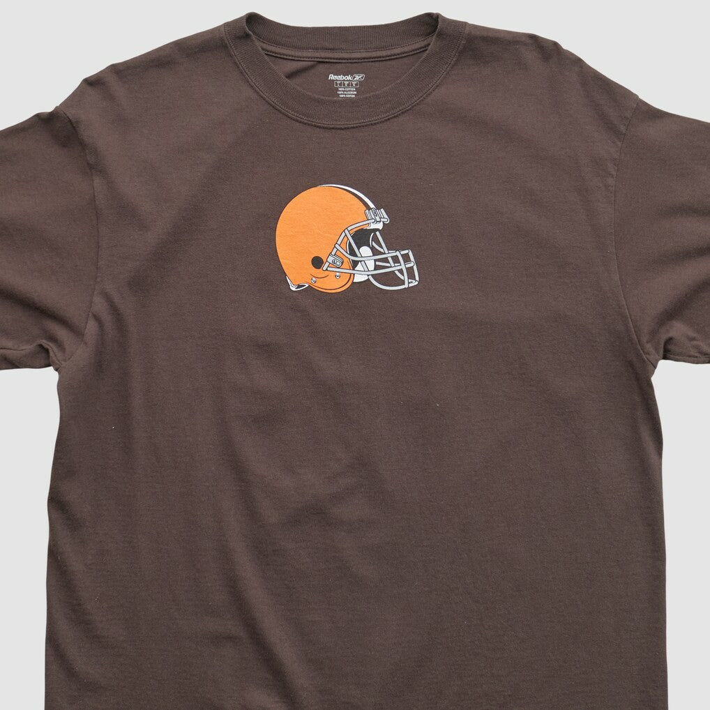 Cleveland Browns Reebok 2000s T-shirt Brown Vintage