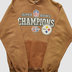 Super Bowl XL Reebok 2006 Hooded Pullover Sweatshirt Clay Vintage