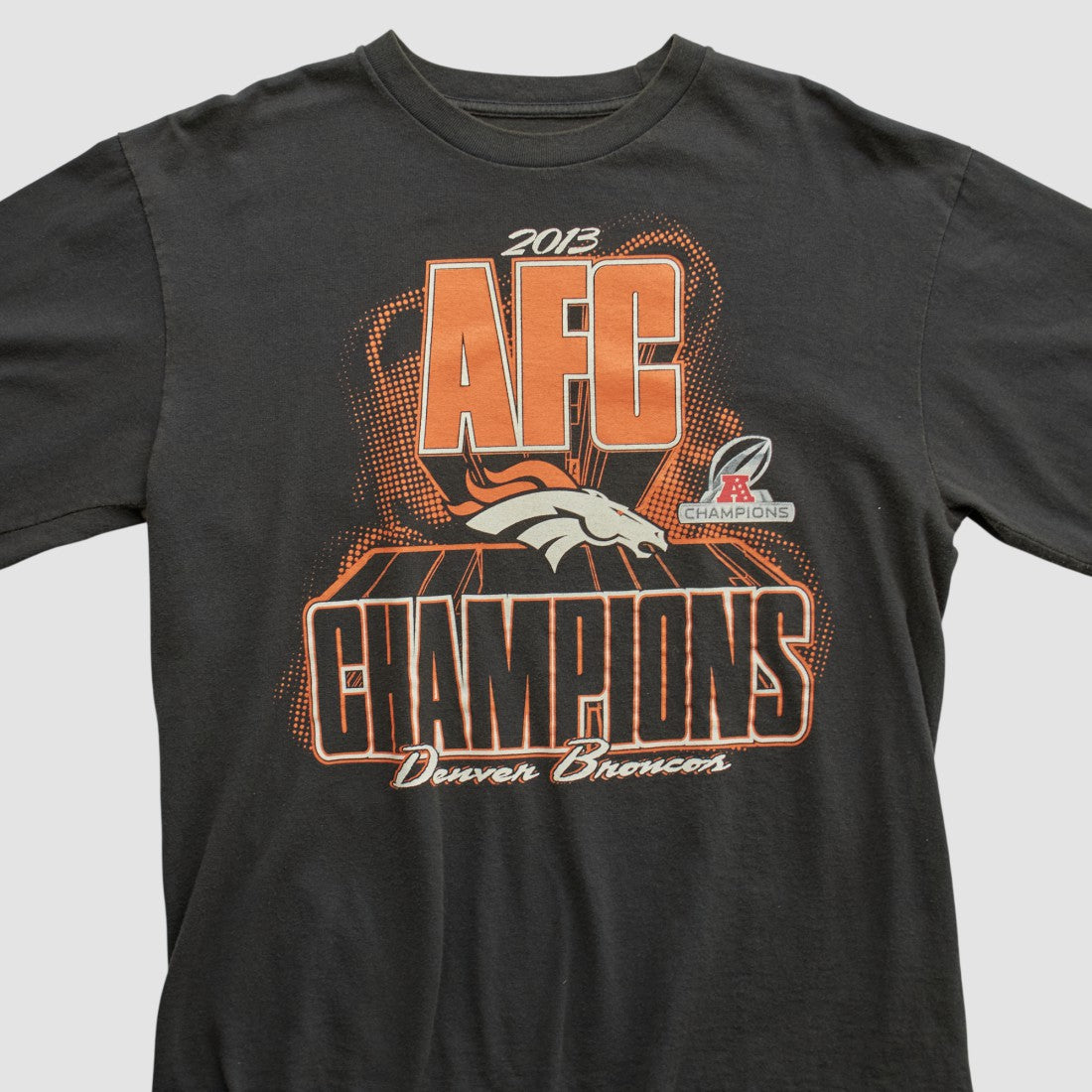 Denver Broncos NFL 2013 Long Sleeve T-shirt Black Vintage