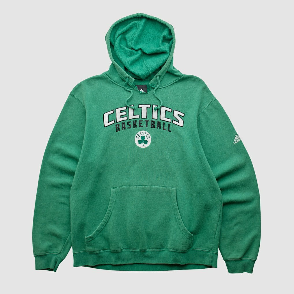 Boston Celtics 2010s Hooded Pullover Sweatshirt Green Vintage