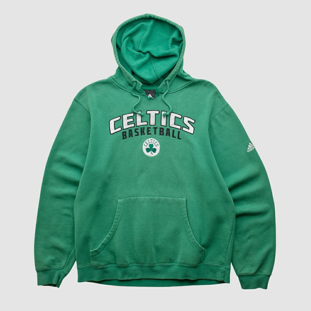 Boston Celtics 2010s Hooded Pullover Sweatshirt Green Vintage