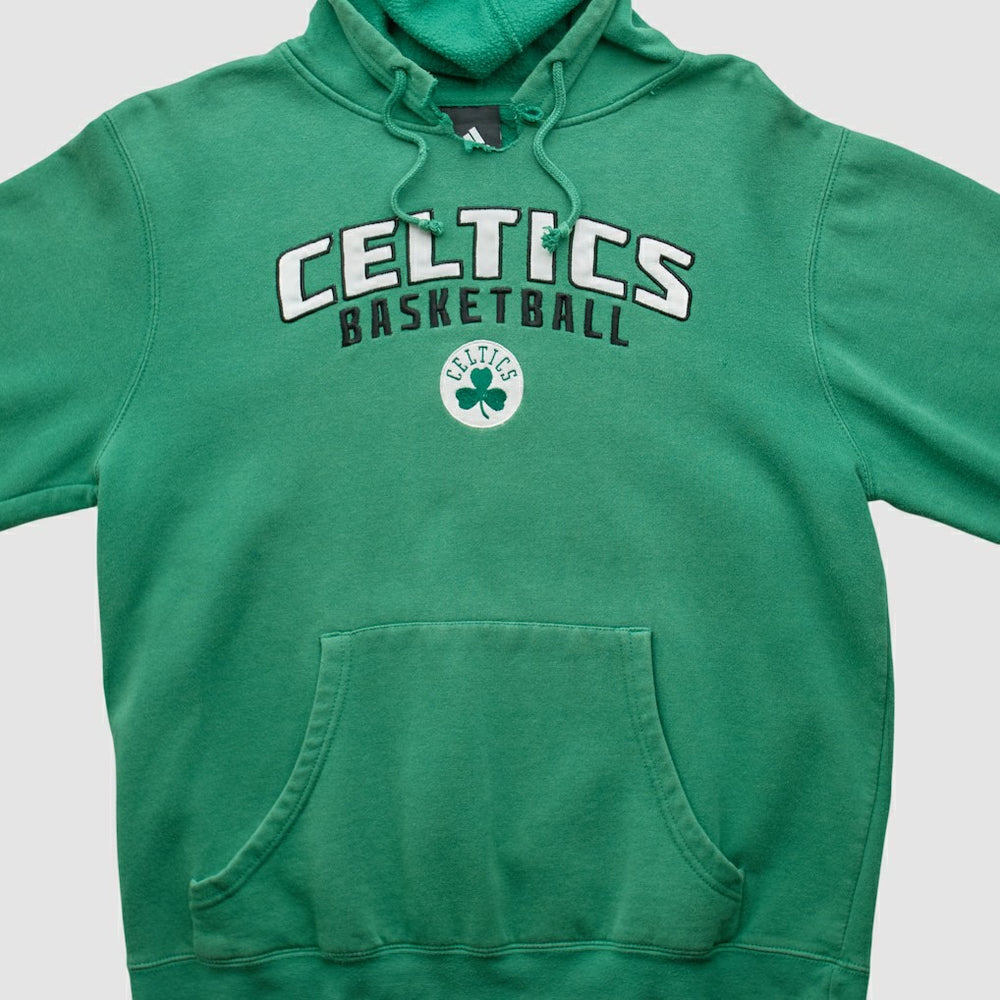 Boston Celtics 2010s Hooded Pullover Sweatshirt Green Vintage