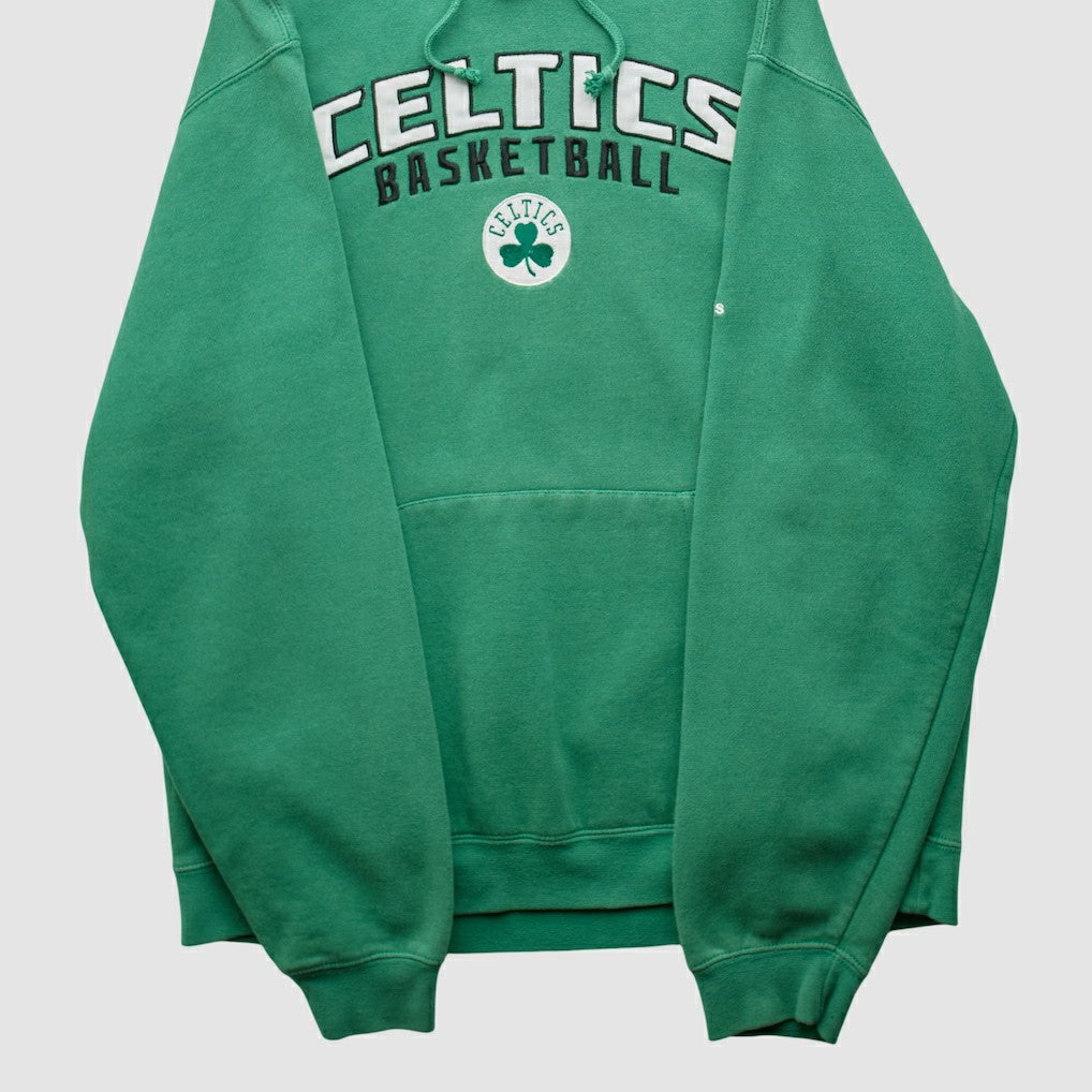 Boston Celtics 2010s Hooded Pullover Sweatshirt Green Vintage