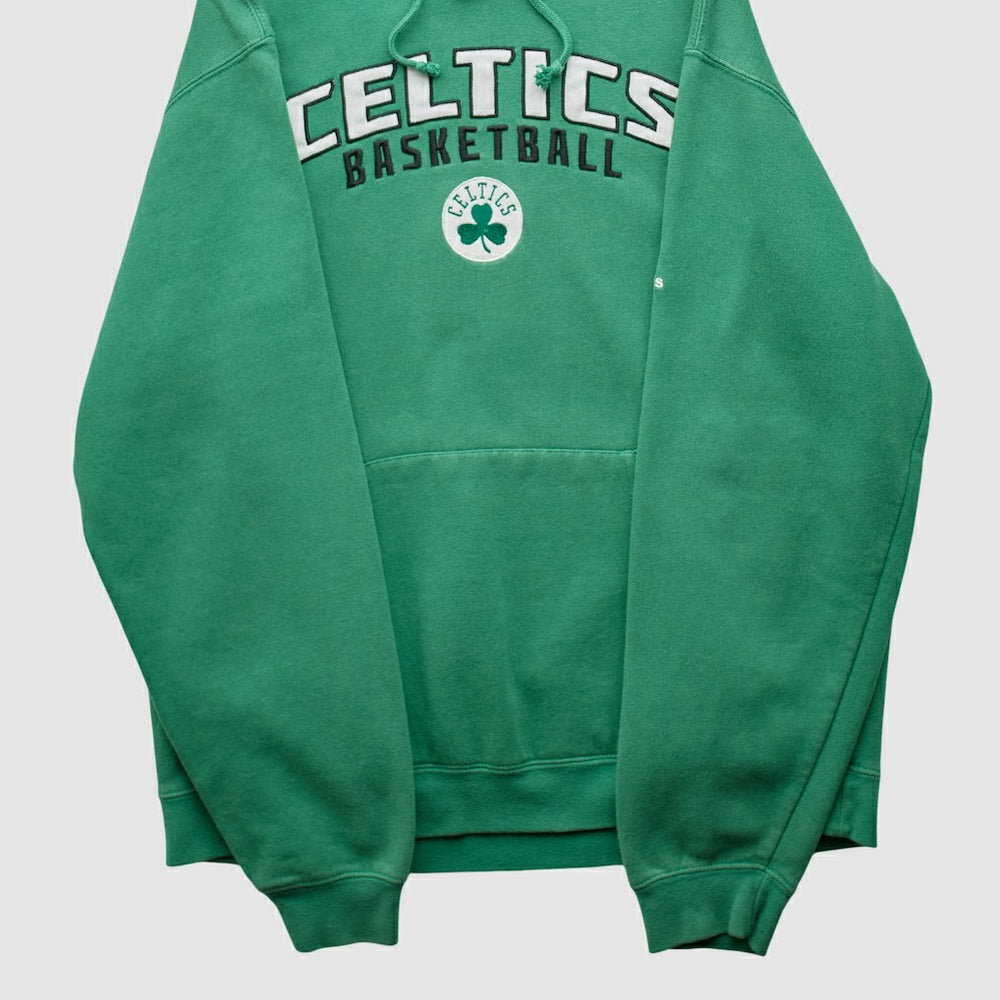 Boston Celtics 2010s Hooded Pullover Sweatshirt Green Vintage