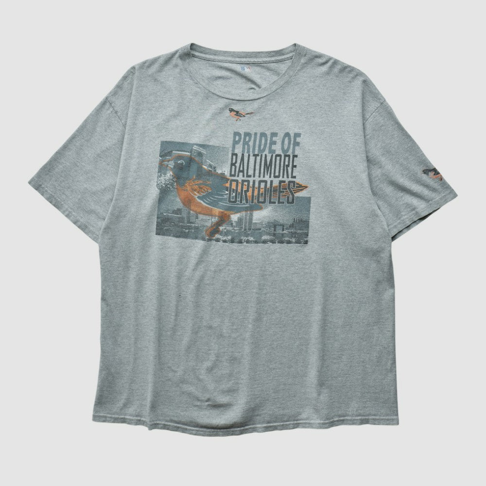 Baltimore Orioles Genuine Merchandise 2000s T-shirt - Heather Gray - L by Fanatics Real Vintage T-shirts