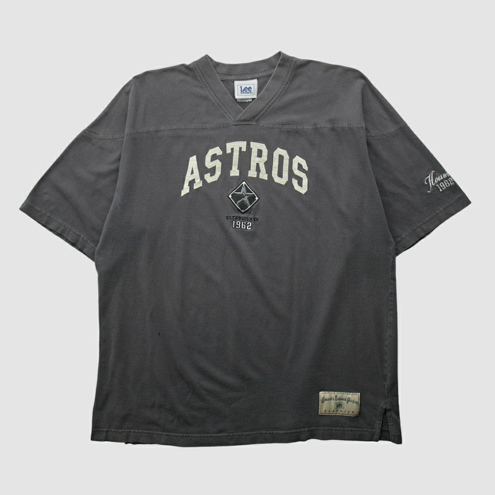 Houston Astros Lee Sport 2000s T-shirt - Charcoal - XL by Fanatics Real Vintage T-shirts
