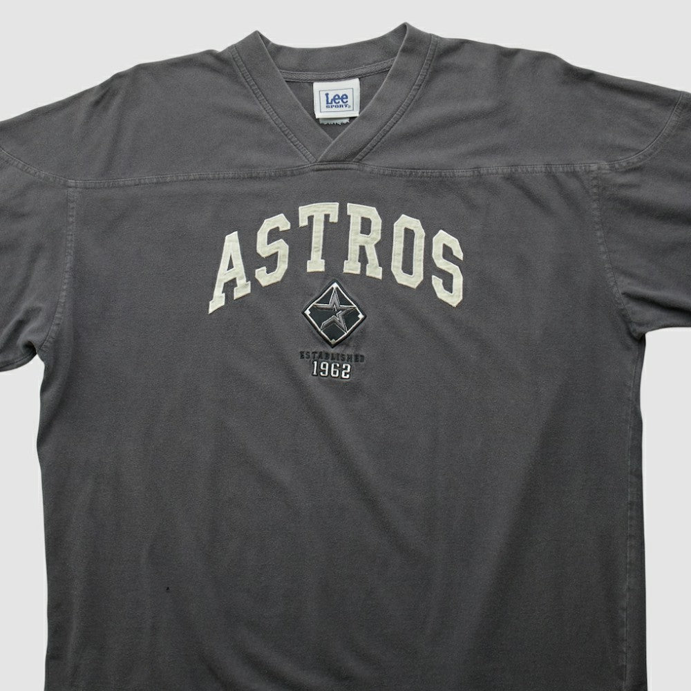 Houston Astros Lee Sport 2000s T-shirt - Charcoal - XL by Fanatics Real Vintage T-shirts