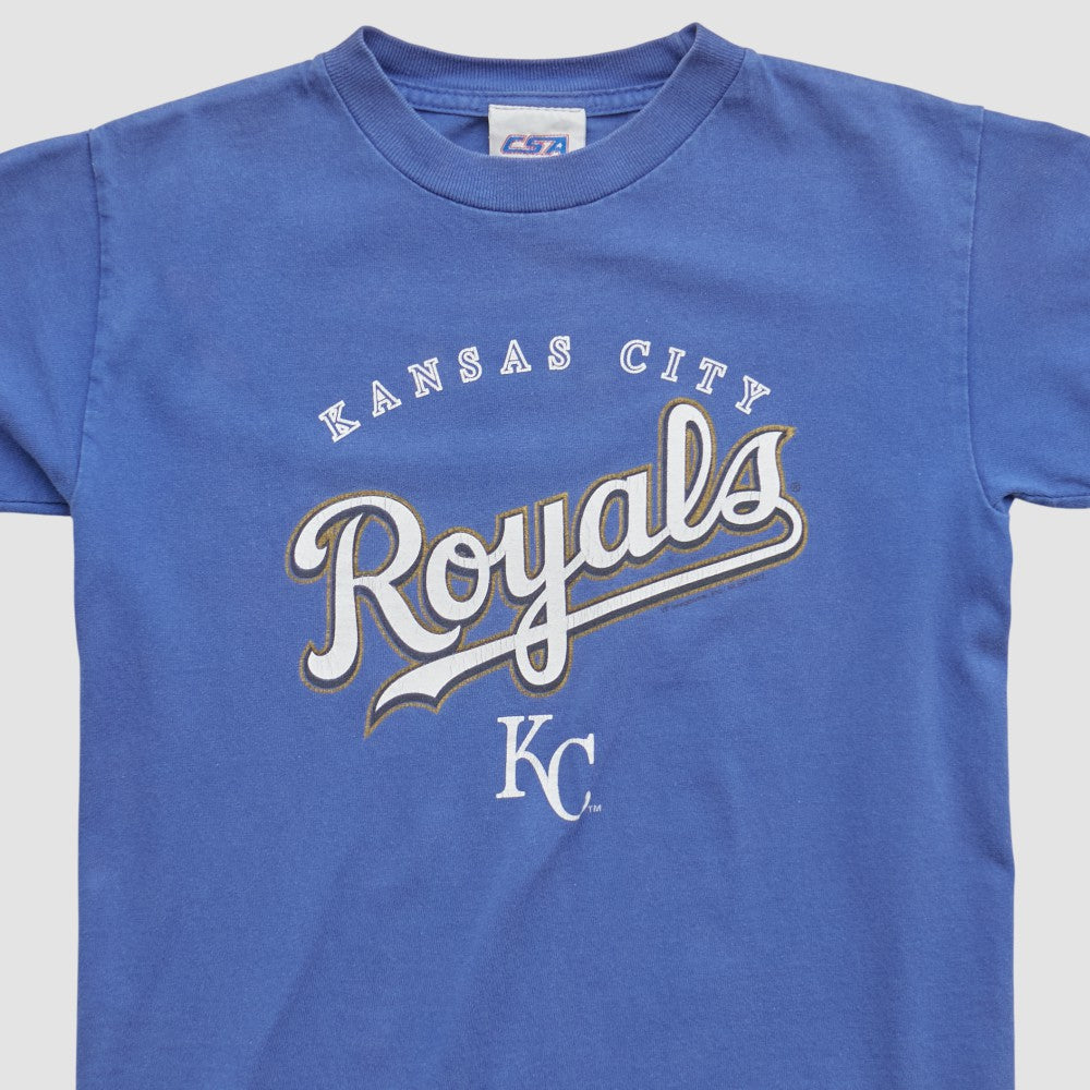 Kansas City Royals CSA 2000s T-shirt - Blue - Yth S by Fanatics Real Vintage T-shirts