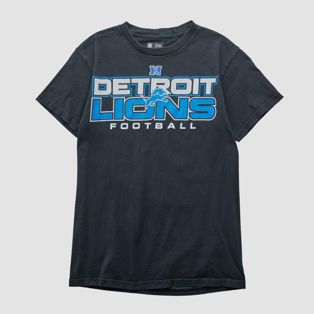 Detroit Lions NFL 2010s T-shirt Black Vintage