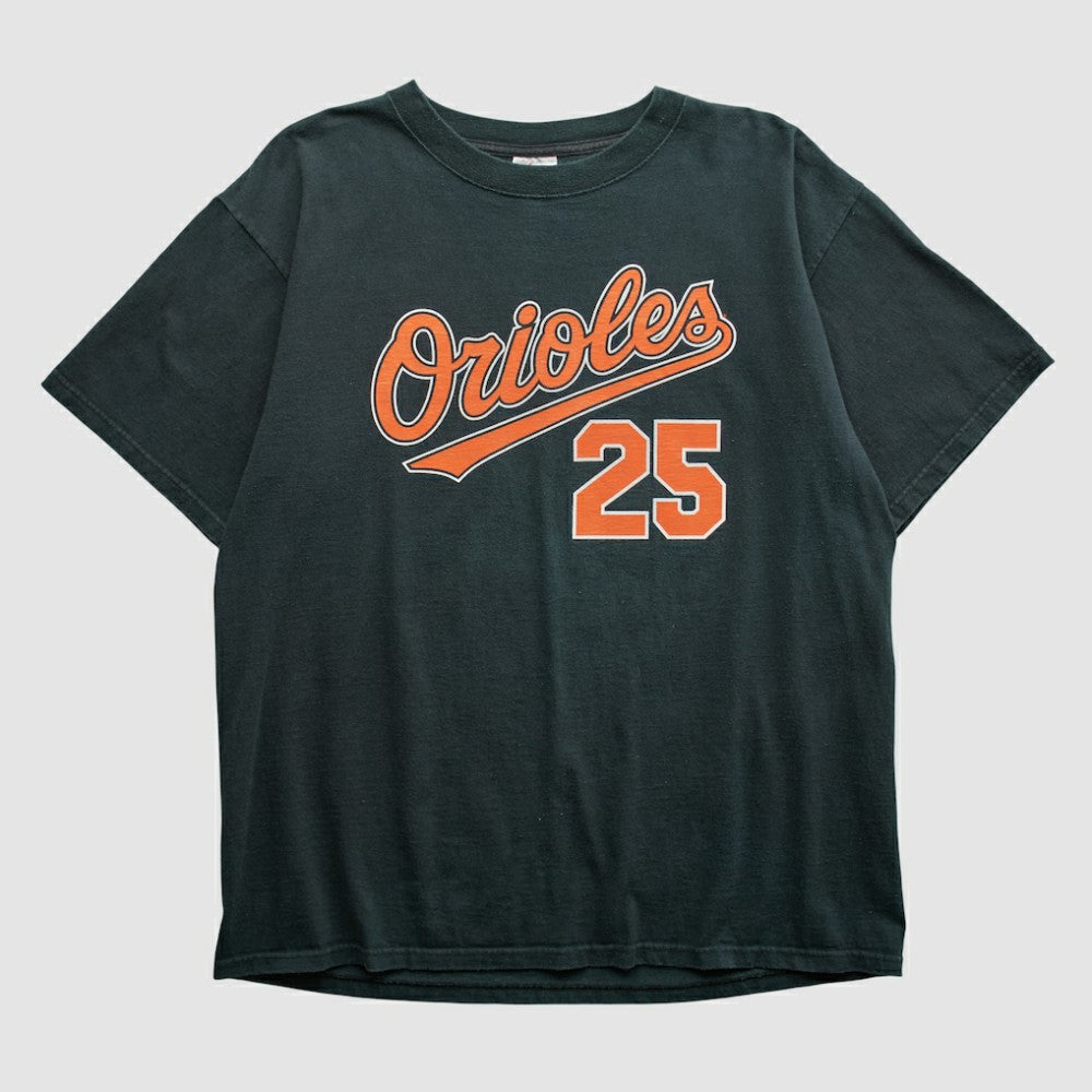 Baltimore Orioles Majestic 2000s T-shirt - Black - XL by Fanatics Real Vintage T-shirts