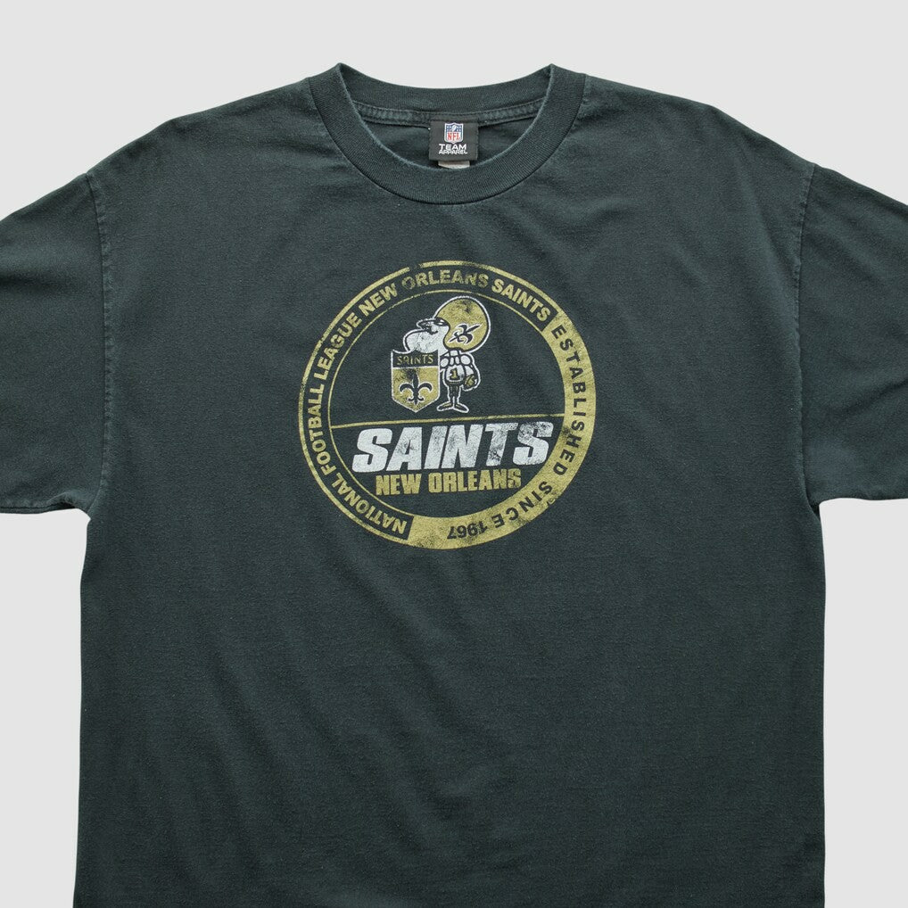 New Orleans Saints NFL 2010s T-shirt Black Vintage