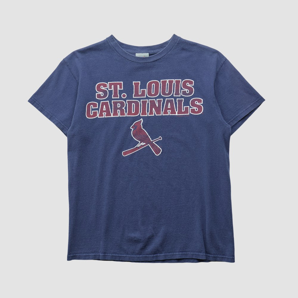 St. Louis Cardinals Genuine Merchandise 2000s T-shirt - Navy - S by Fanatics Real Vintage T-shirts