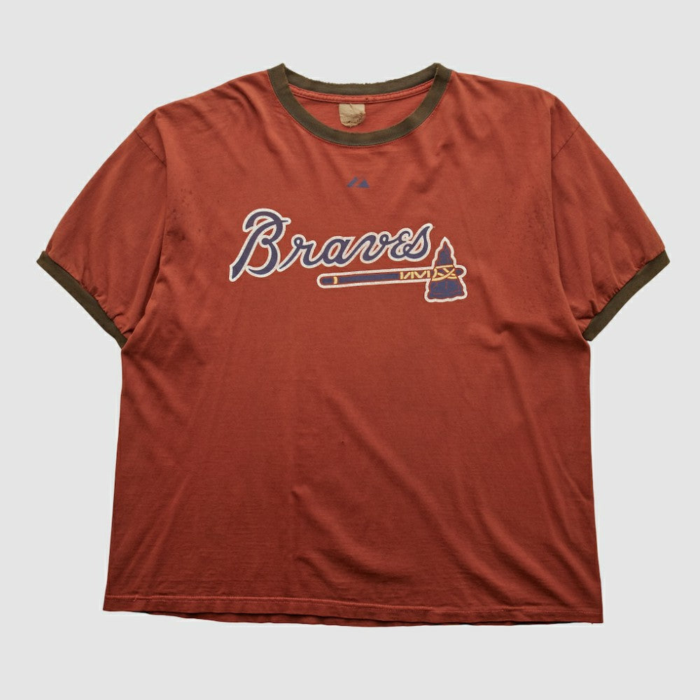 Atlanta Braves 2000s T-shirt - Red - XL by Fanatics Real Vintage T-shirts