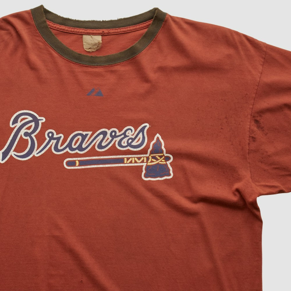 Atlanta Braves 2000s T-shirt - Red - XL by Fanatics Real Vintage T-shirts