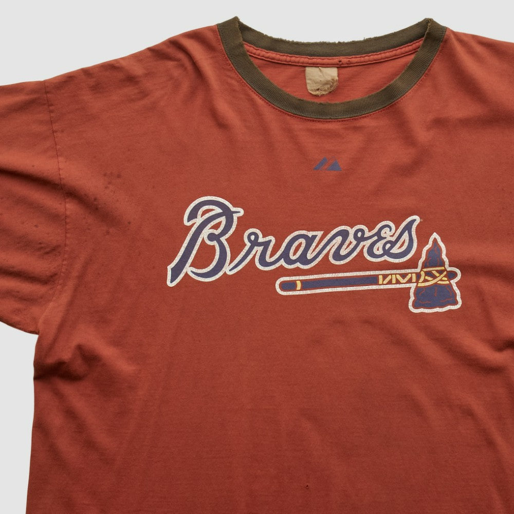 Atlanta Braves 2000s T-shirt - Red - XL by Fanatics Real Vintage T-shirts