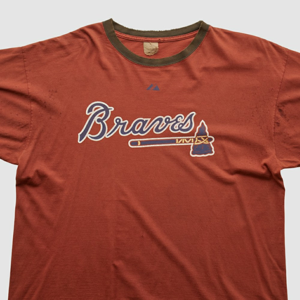 Atlanta Braves 2000s T-shirt - Red - XL by Fanatics Real Vintage T-shirts