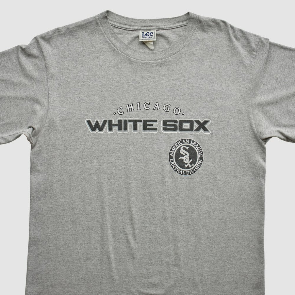 Chicago White Sox Lee Apparel 2000s T-shirt - Heather Gray - L by Fanatics Real Vintage T-shirts