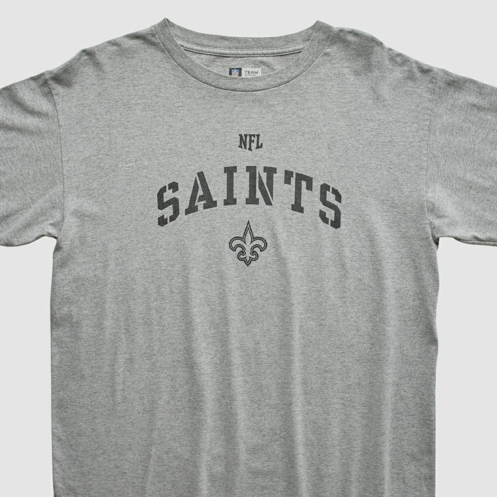 New Orleans Saints NFL Long Sleeve T-shirt Heather Gray Vintage