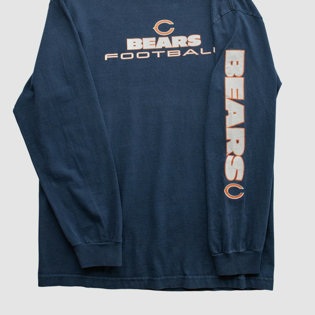 Chicago Bears NFL 2010s Long Sleeve T-shirt Navy Vintage