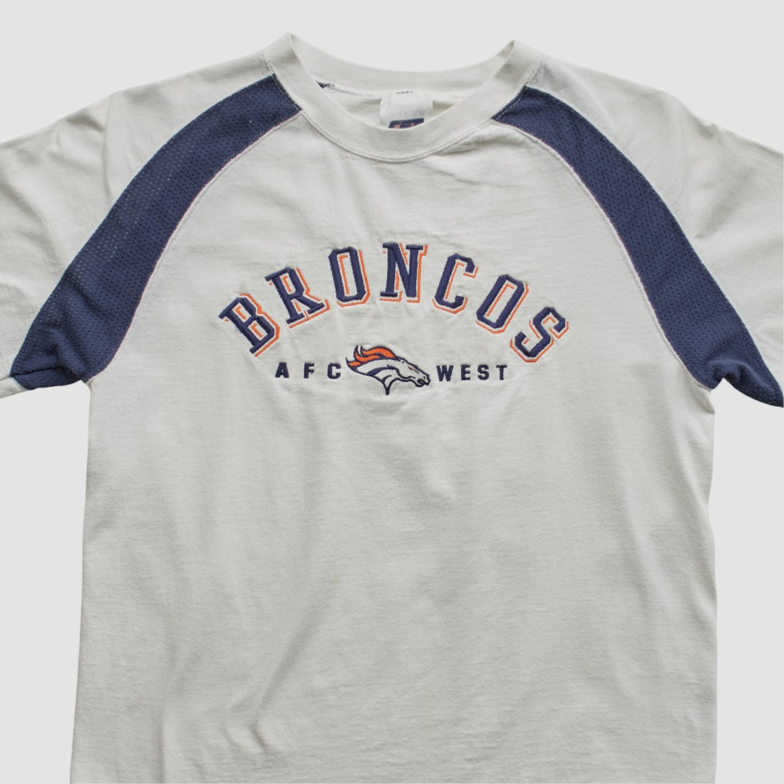 Denver Broncos CSA 90s Long Sleeve T-shirt White Vintage