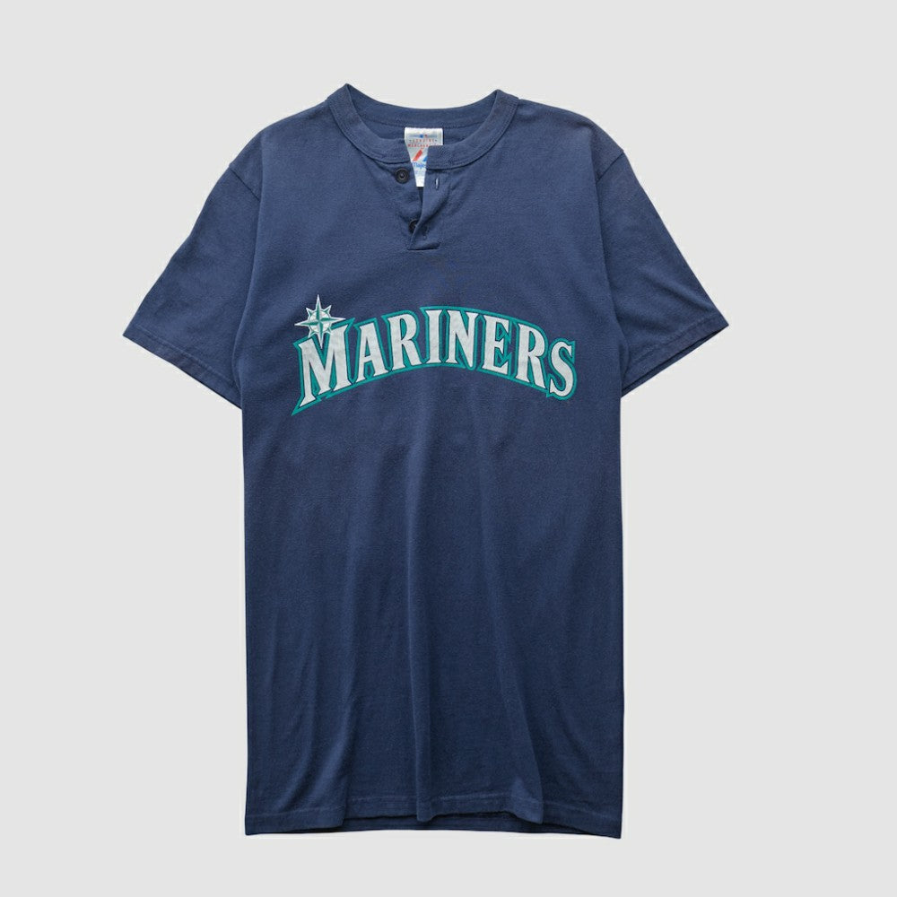 Seattle Mariners Genuine Merchandise 2000s T-shirt - Navy - XS by Fanatics Real Vintage T-shirts