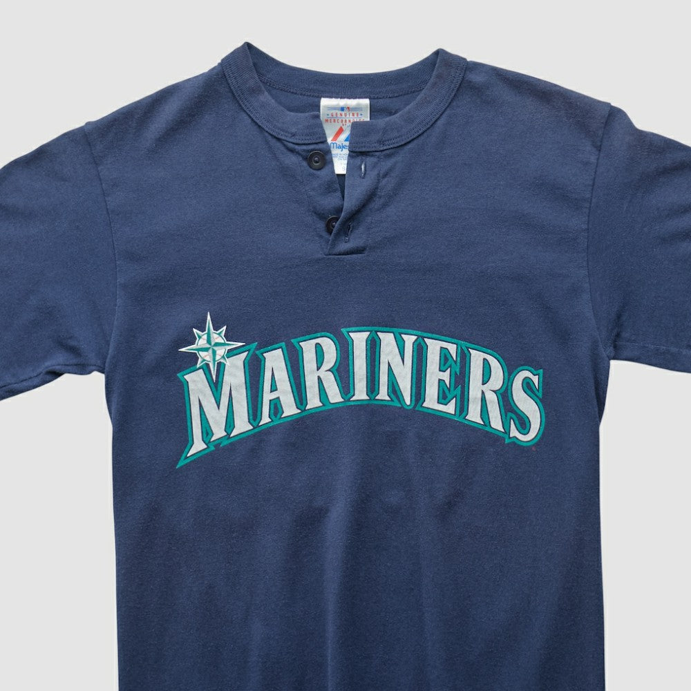 Seattle Mariners Genuine Merchandise 2000s T-shirt - Navy - XS by Fanatics Real Vintage T-shirts