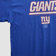 New York Giants NFL 2010s Long Sleeve T-shirt Blue Vintage