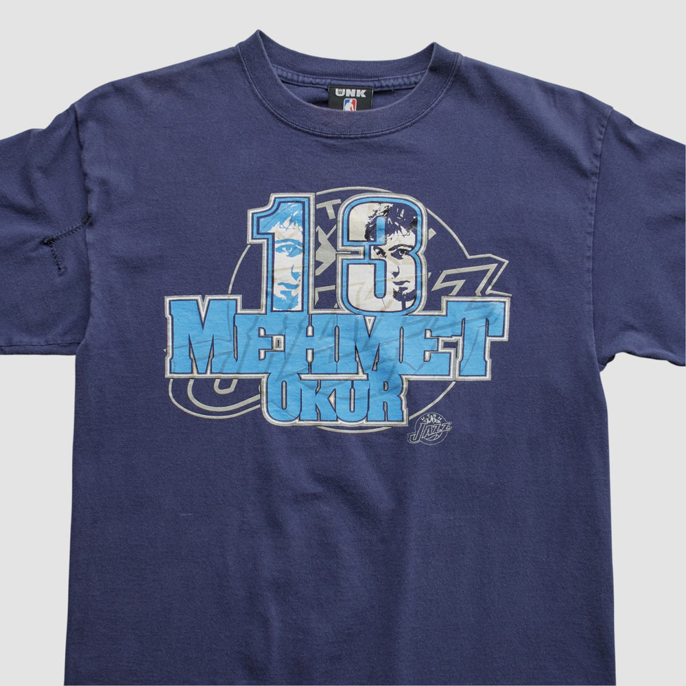 Mehmet Okur UNK 2000s T-shirt Navy Vintage