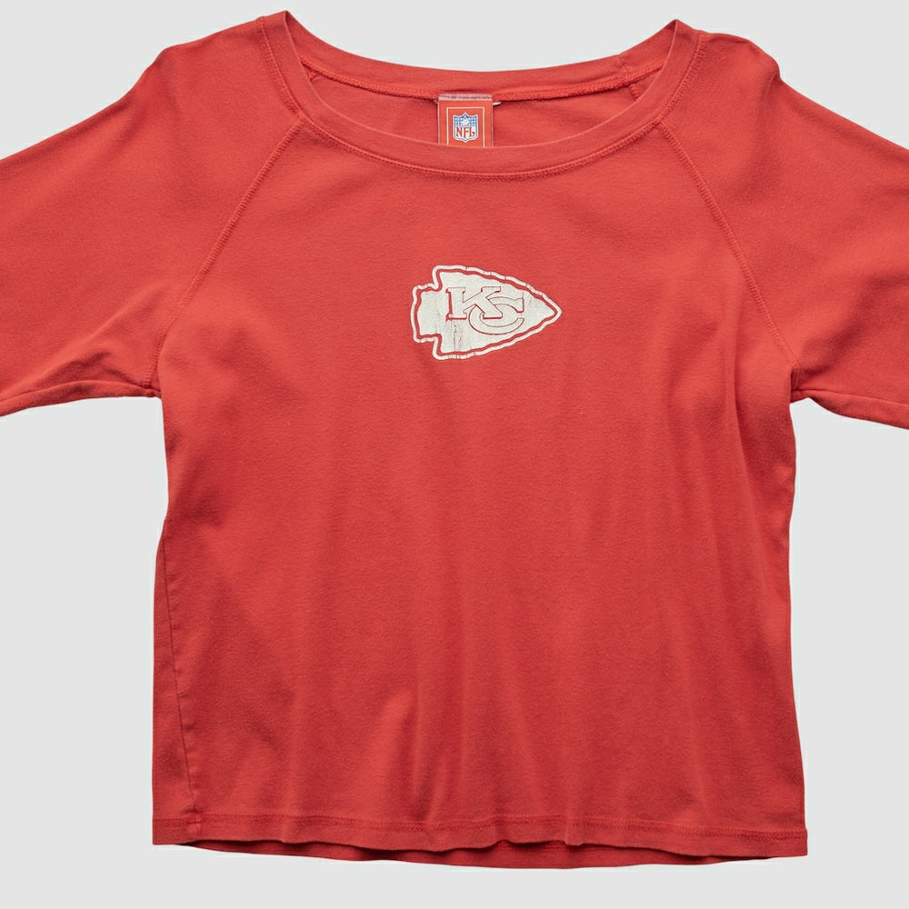 Kansas City Chiefs NFL 2000s Long Sleeve T-shirt Red Vintage