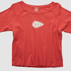 Kansas City Chiefs NFL 2000s Long Sleeve T-shirt Red Vintage