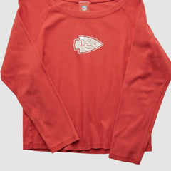 Kansas City Chiefs NFL 2000s Long Sleeve T-shirt Red Vintage