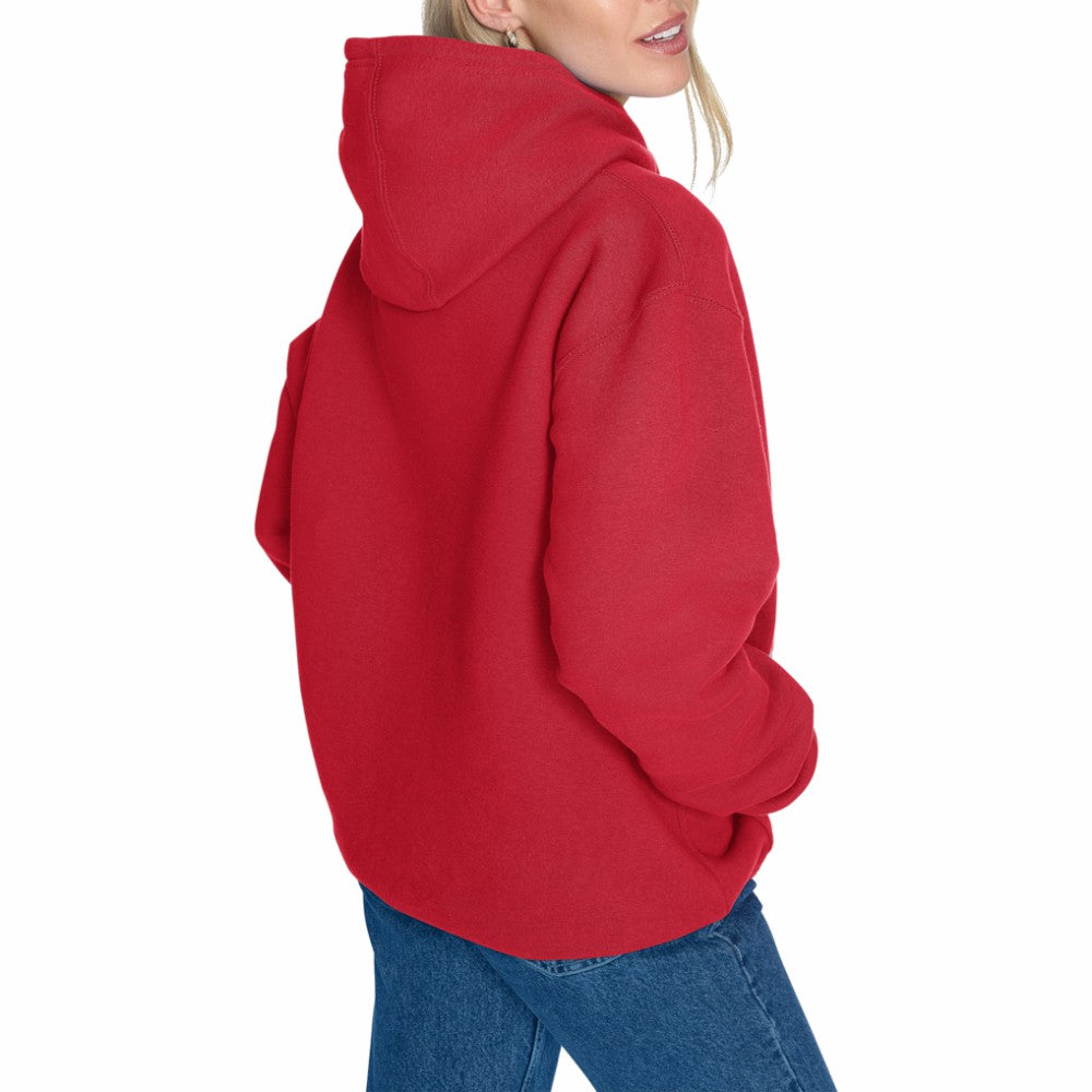 Cleveland Guardians Starter Women's Lace Team Lockup Fleece Hoodie - Red Hoodies