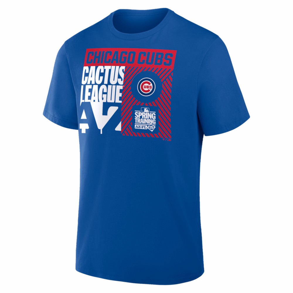Chicago Cubs 2026 Spring Training True Icon T-Shirt - Royal T-shirts