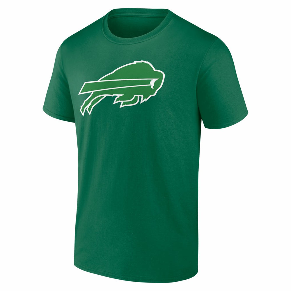 Josh Allen Buffalo Bills St. Patrick's Day Icon Name & Number T-Shirt Green