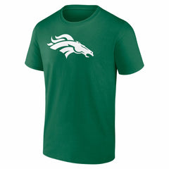 Bo Nix Denver Broncos St. Patrick's Day Icon Name & Number T-Shirt Green