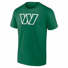 Jayden Daniels Washington Commanders St. Patrick's Day Icon Name & Number T-Shirt Green