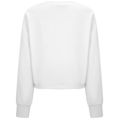 Cincinnati Reds Levelwear Women's Judd Cornerstone Cropped Sweatshirt - White Sweatshirts
