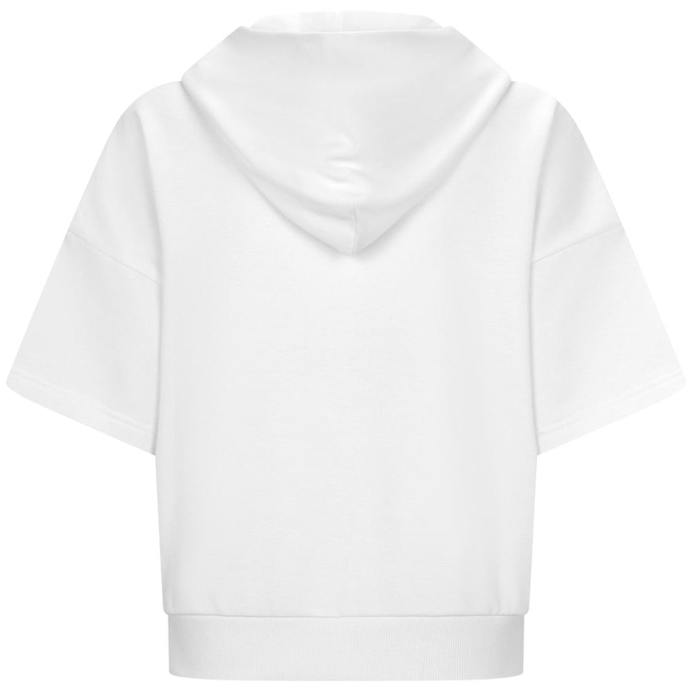 Baltimore Orioles Levelwear Women's Amber Short Sleeve Cornerstone Hoodie - White Hoodies