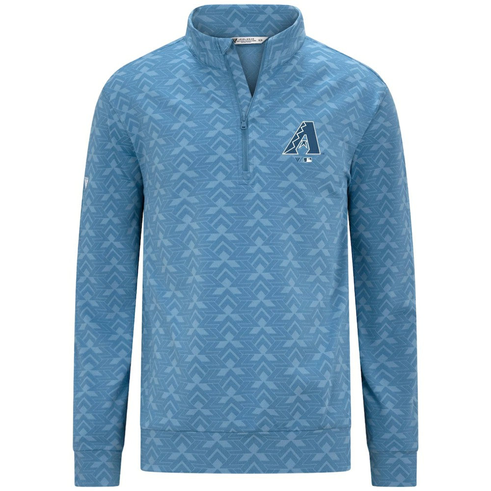 Arizona Diamondbacks Levelwear Chameleon Quarter-Zip Pullover - Blue Pullover
