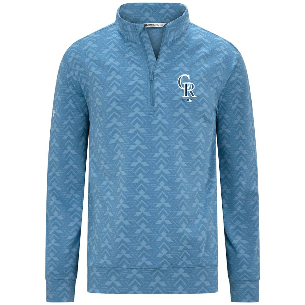 Colorado Rockies Levelwear Chameleon Quarter-Zip Pullover - Blue Pullover